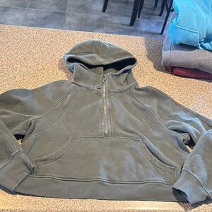 Lululemon scuba crop quarter zip